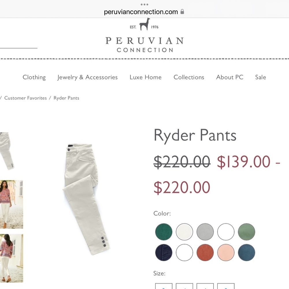 Peruvian Connection Ryder pants - Picture 5 of 7
